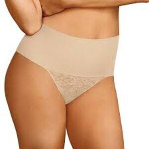 Maidenform® Women's Firm Control Shapewear Tame Your Tummy Lace Thong Panty DM00